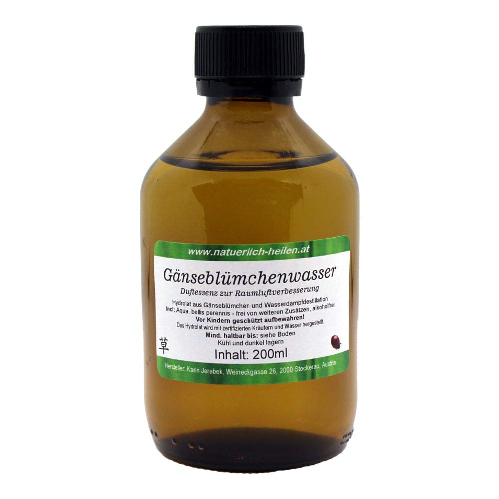Gänseblümchenwasser - Gänseblümchenhydrolat - 100% naturrein 200ml