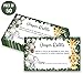 Yuzioey 50 Safari Baby Shower Invitations, Jungle Animals Invitations Macthing Envelpoes, Diaper Raffle Tickets, Book Request Cards, Safari Animals Invitations