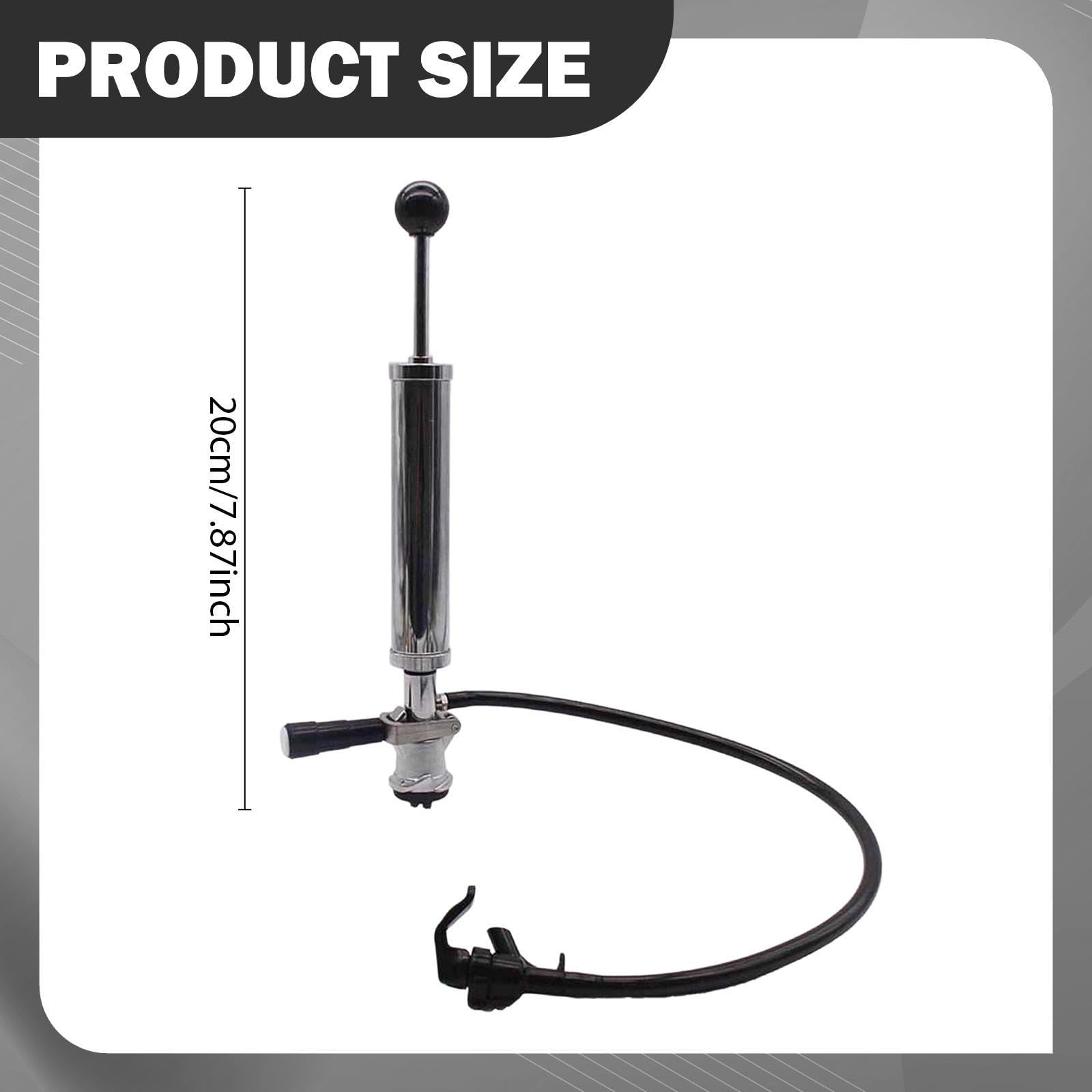 perfk Dispensador de Cerveza Manual para Fiestas, Barril, dispensador de Cerveza para Interiores y Exteriores con Grifo y, Herramienta para, Style a