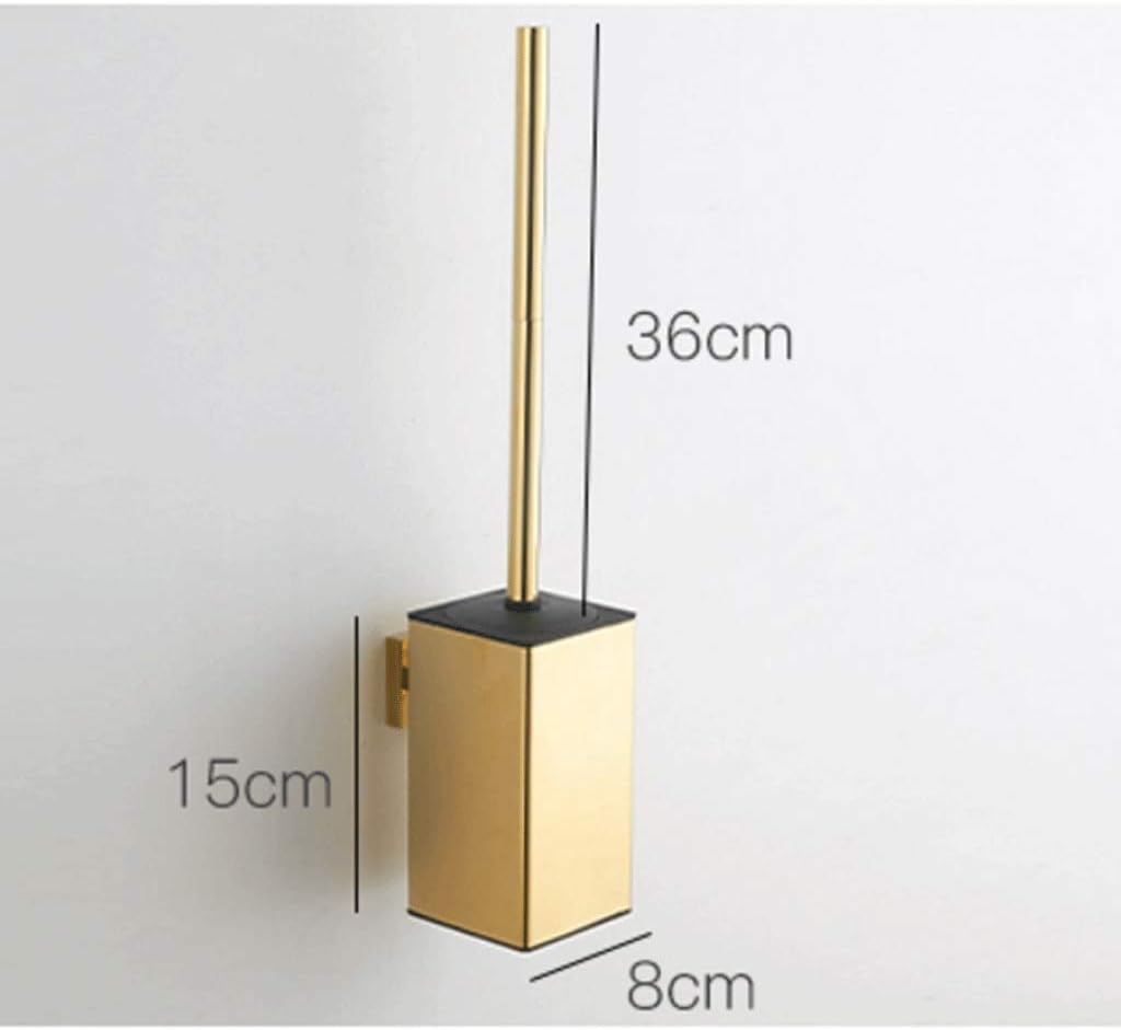 Toilet Brush with Holder Stainless Steel, for Cleaning and Scrubbing Bathroom Accessories