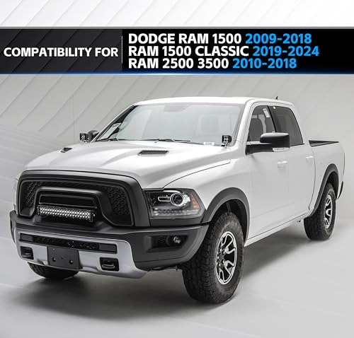 Soportes de luz de zanja para Dodge RAM 1500 Classic 2019-2024 3