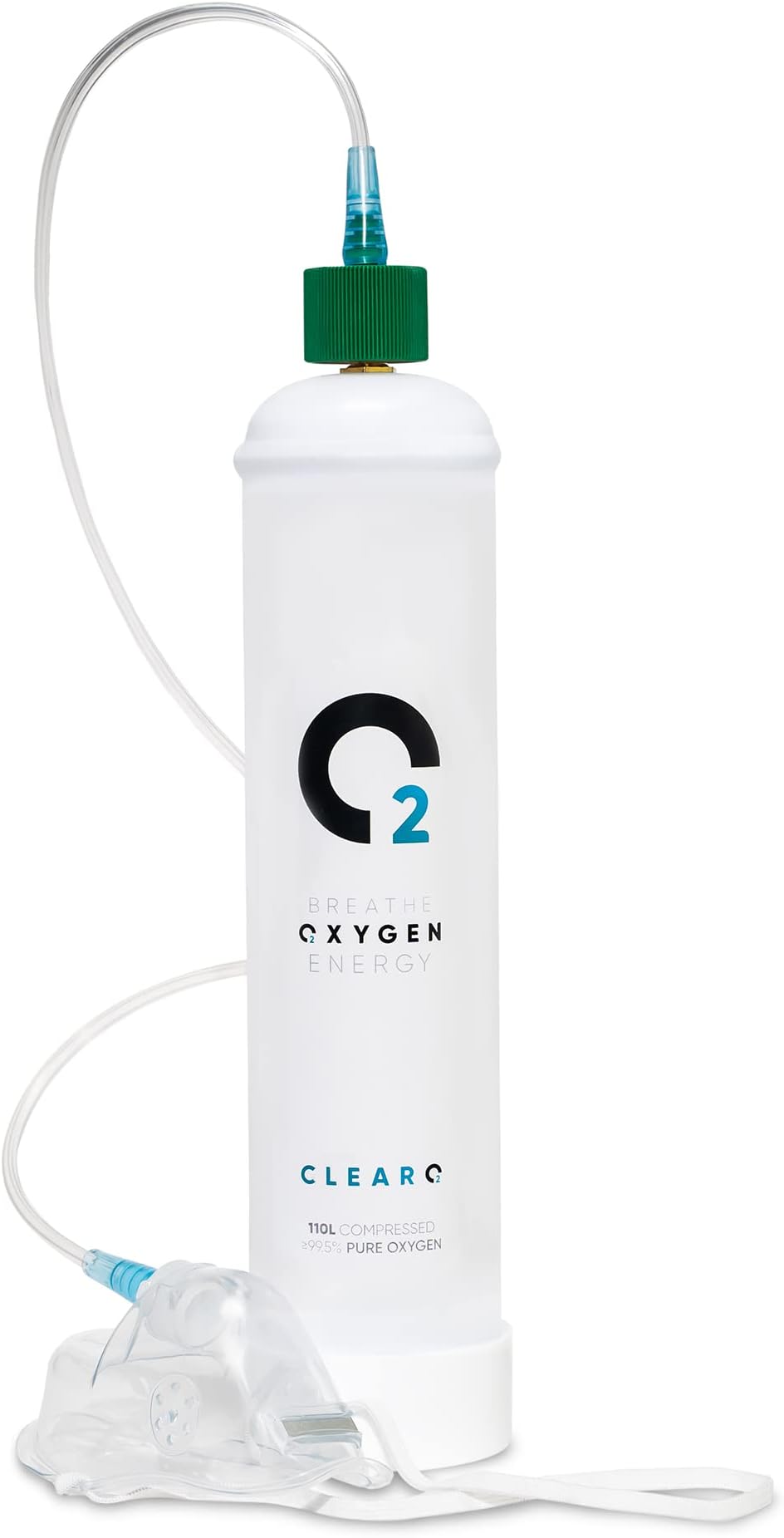 ClearO2 110L Oxygen Can with Mask and Tube