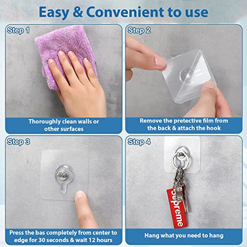 Image of Oui Mama Hooks for wall Without Drilling Waterproof Screw Hook for Bathroom Shower Kitchen Keys Door Outdoor Home Improvement Utility Nail Hook(Pack of 20pc)