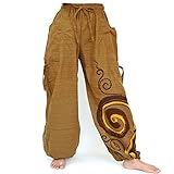 HAREMSHOSE DAMEN und HERREN - Einheitsgrösse mit elastischem Bund und Kordelzug, passend von Gr.34 - Gr. 44 (Gr. S - L)