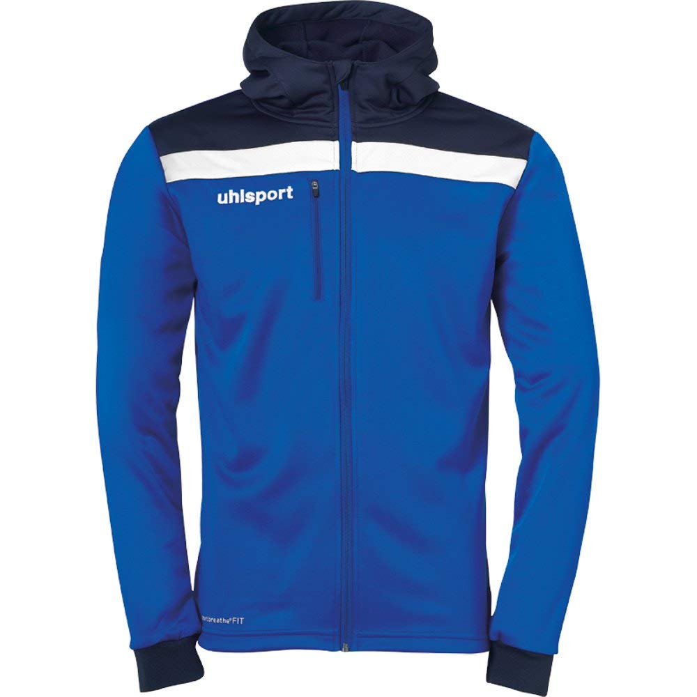 Uhlsport Offense 23 Multi Hood Jacket Children's Jacket - Azure/Navy/White, 128