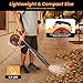 LUNUMAOS Handheld Gas Blower, Powerful 25.4cc 2-Stroke Engine 4.59ft³/h Airflow, Durable & Versatile for All Yard Tasks, Lightweight