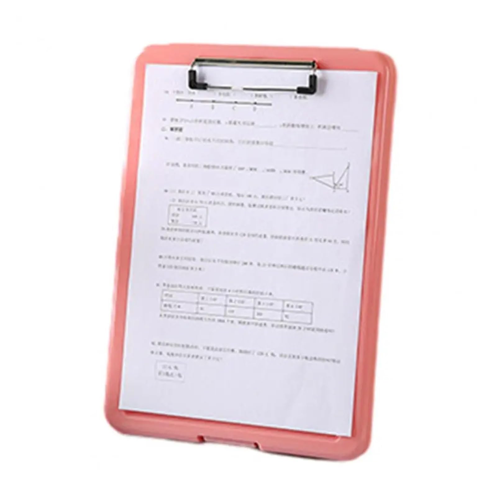 Caja Archivador 2 cajas de almacenamiento archivos con portapapeles, organizador documentos, papelería, suministros escolares y oficina(Pink)