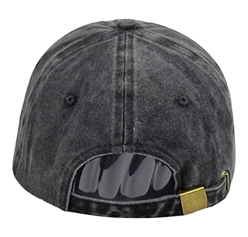 Image of Papa Leather Patch Hat, Dad Hats for Men, Adjustable Daddy Wash Cotton Birthday Baseball Cap