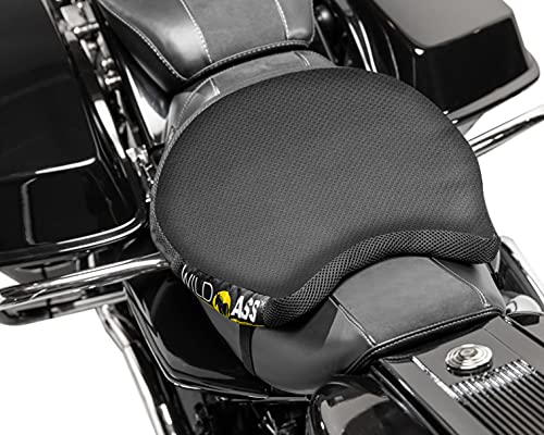 Wild Ass Smart Air Gel Motorcycle Seat Cushion, Black #TOP2
