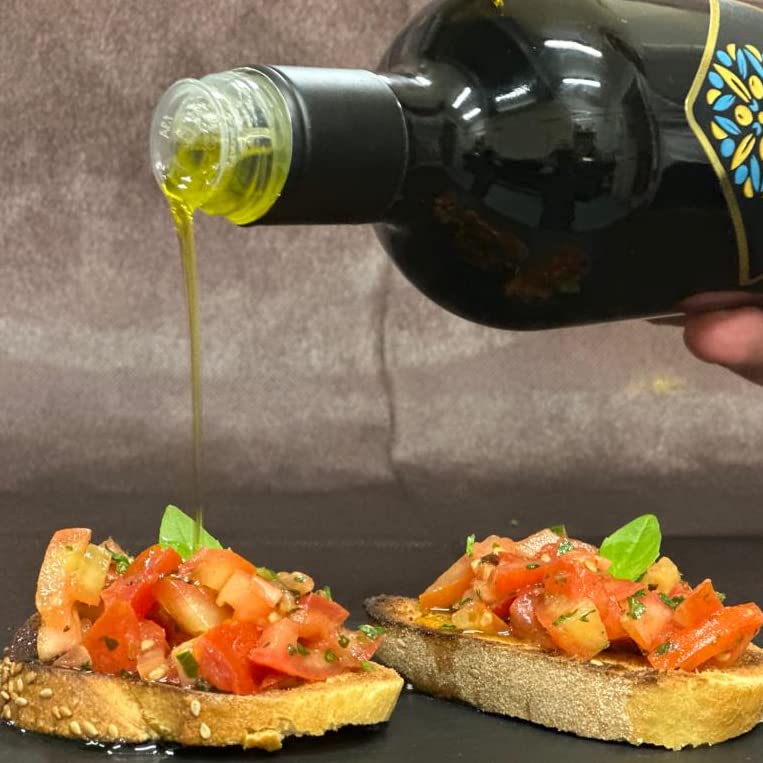 Galbasa - Organic Olive Oil from Sicily, Italy - Extra Virgin, First Cold Pressed, Early Harvest - Polyphenol Rich, Peppery Finish, No Pesticides - 16.9 fl oz - Image 5