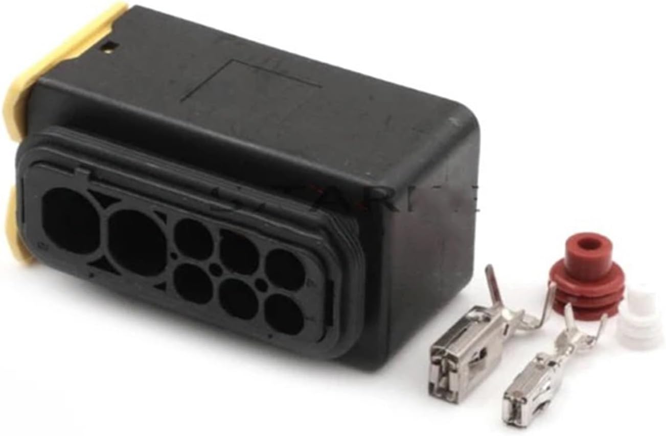 8 Pin Female Waterproof Plastic Housing Cable Wiring Harness Car Electrical Plug Automotive Auto Wire Connector 1-2299782-1(2 Sets)