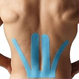 SpiderTech Precut Lower Back Kinesiology Tape (Blue)