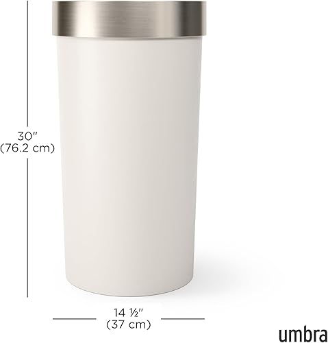 Vista 38 de Cubo de basura Umbra Gris