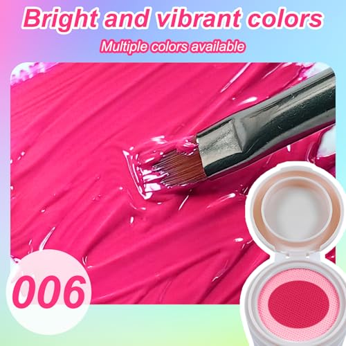 Set de 6 Geles de Esmalte Fluorescente Neon para Uñas miniatura 3