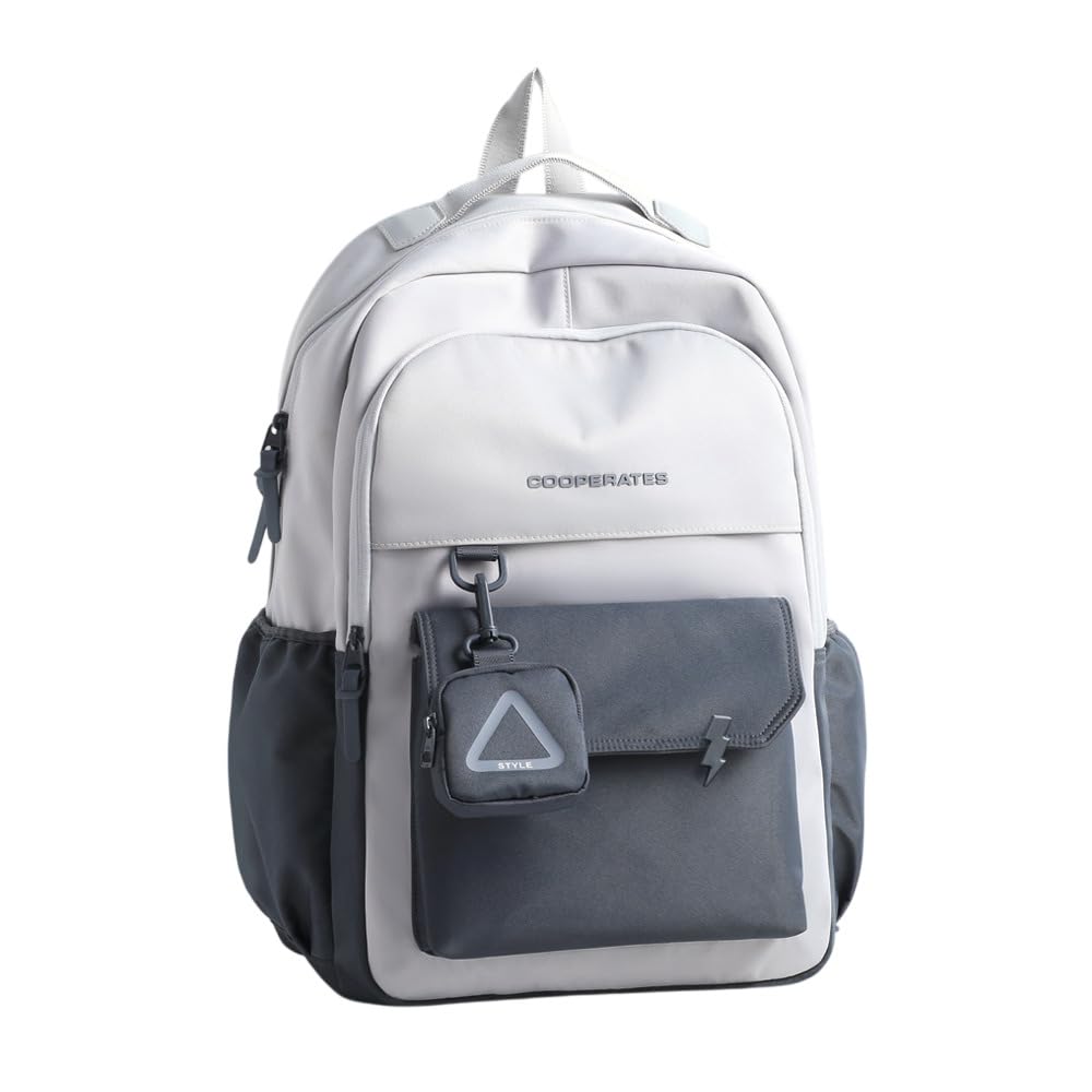 15.6 Laptop Backpack for Men & Women | Water-Resistant School, College & Office Bag | Multi-Compartment Travel Backpack with Front Utility Pocket, Side Bottle Holders & Stylish Key Pouch-image-17