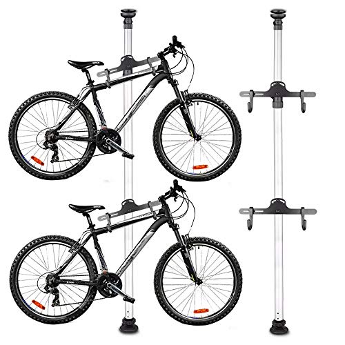 Vilobyc Heavy Duty Aluminum Alloy 2 Bike Bicycle Hanger Rack Storage Stand Roof Ceiling 10.6 ft (3.2m)
