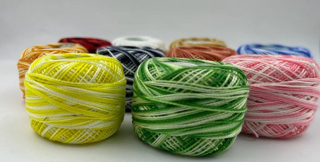 Collana in filo di cotone all’uncinetto - tubolari amigurumi - Gio