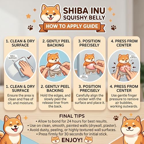 Image of KIMEE 3D Cute Dog Door Stopper Wall Protector, Self Adhesive Silicone Bumper, No Noise Anti Collision Door Stop, Wall Guard Sticker, Reusable Soft Cushion Door Stopper for Home Office sidawhope