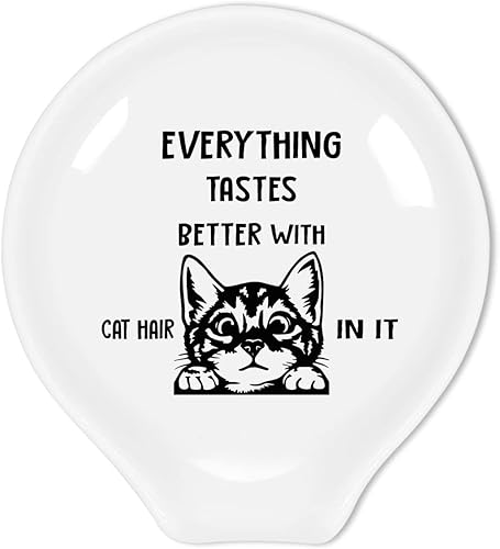 Divertida cita de café de cerámica en blanco y negro, soporte para cuchara de café, soporte para cuchara de café, decoración de estación de café,