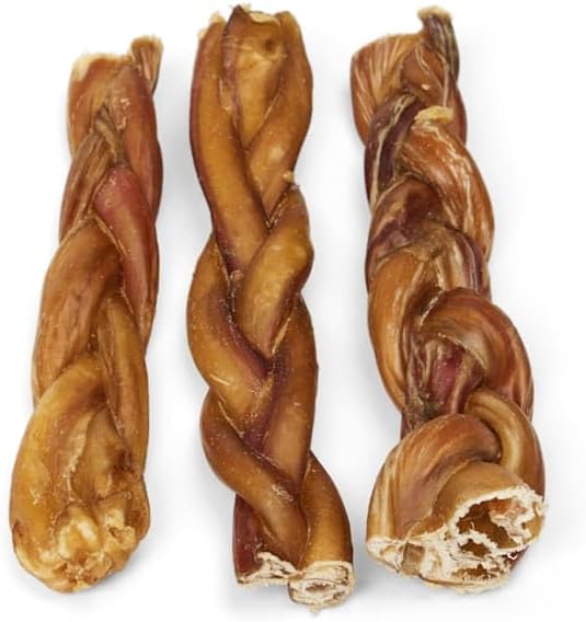 Good Lovin' Braided Bully Stick Dog Chew 2.4 oz. Count of 3