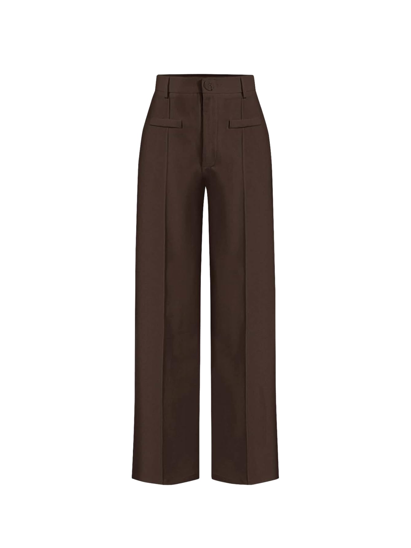 GORGLITTER Womens Low Rise Wide Leg Dress Pants Trousers Dressy Low Waisted Business Casual Work Loose Slacks Pants