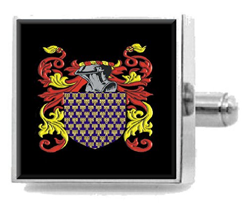 Sujetacorbatas O'Flaherty grabado con escudo de armas de Irlanda para trajes de gala