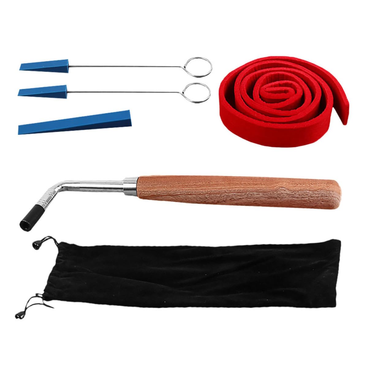 Générique Kit D'outils Professionnel pour Accordeur Piano Marteau Sourdine et Levier en Métal, Facile à Utiliser et Pratique pour Travaux D'accordage et Réparation