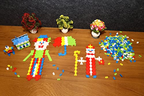 Image of 500+pcs Mini Building Blocks for Kids Learning Educational Construction Activity Interlocking Mini Puzzle Blocks Toy Set Gifts for Kids Boys Girls Children 3+ Year Old Age