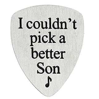Bespmosp I NE Pourrait pas choisir un meilleur son fils médiator de guitare Mère Père anniversaire Graduation Cadeau… - Les Beatles, Paul McCartney, John Lennon, RIngo Starr, George Harrison