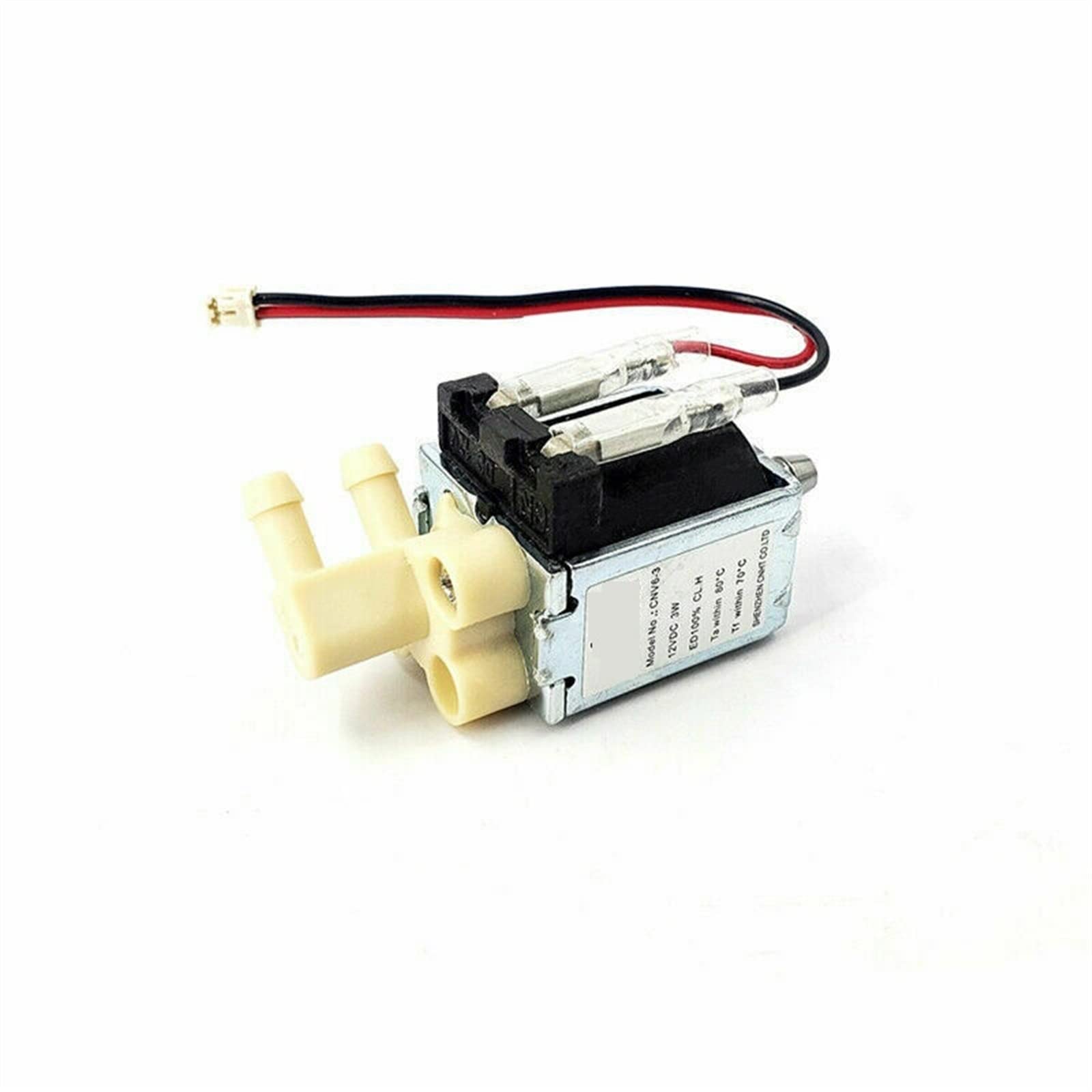 Électrovanne électrique à 3 voies, CNV6-3 DC 12V Mic2-Position, N/C, vanne de contrôle du débit d'eau à Air ouvert normalement fermée, 1 pièce Electric Valves
