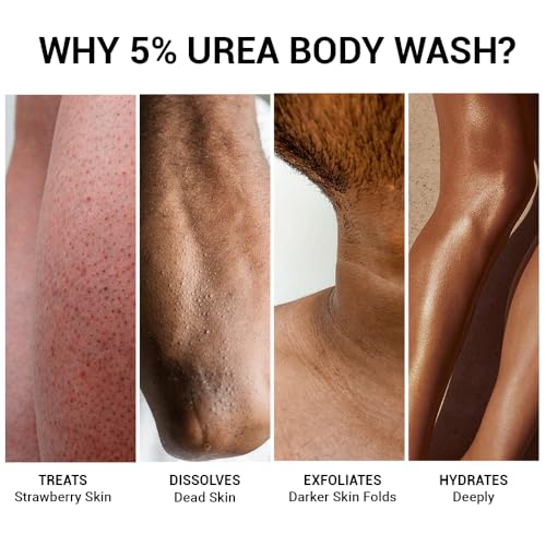Image of SEREKO 5% Urea & Oat Milk Body Wash 30ML | For Strawberry skin, De-tan, Body-acne| Body Wash for Men & Women | AHA BHA free, paraben free, SLS free | Gentle Exfoliating | Very dry & flaky skin