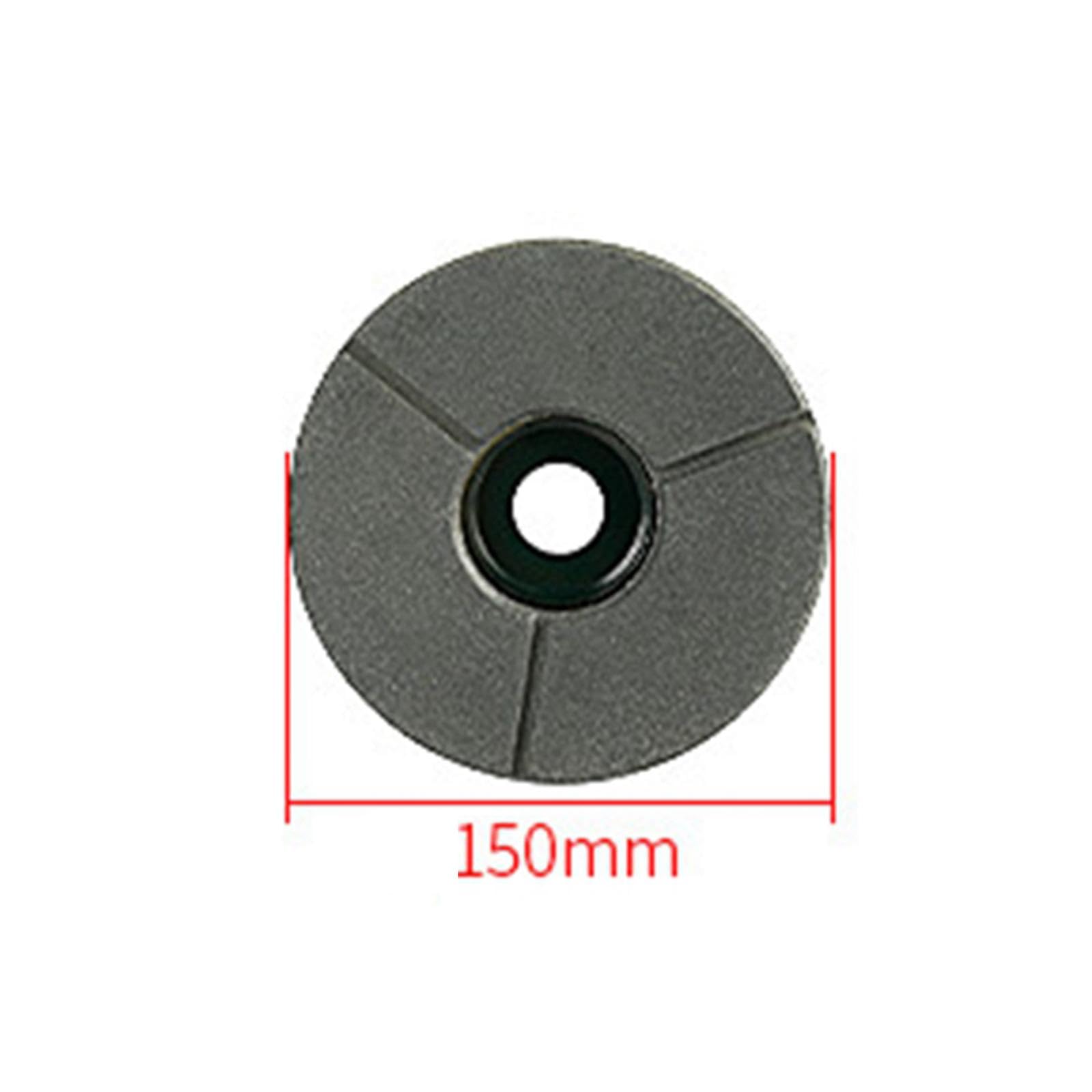 Disco de Pulido Disco de Lijado Disco de Pulido de Diamante de 150 mm Disco de Pulido de Diamante de fácil instalación for lápidas de Granito, Blanco(Black)