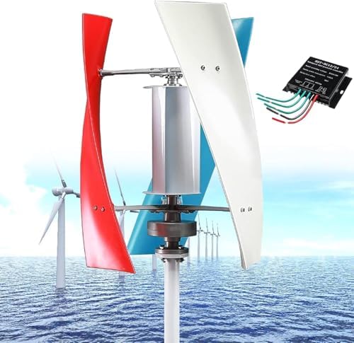 Amazon.com: 14000W No Noise Vertical Wind Turbine Generator,12V 24V 48V ...