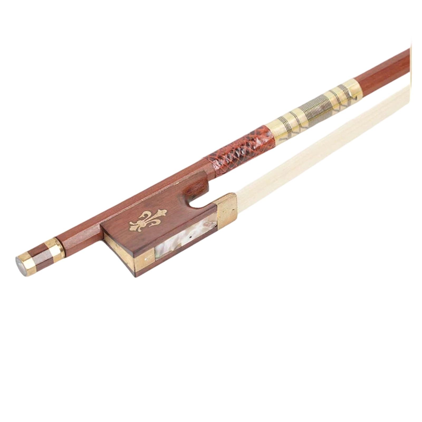Arcos De Violín De Madera Arco De Violín Accesorios Madera Serpiente Y Palisandro Apto Para Principiantes(1/4)