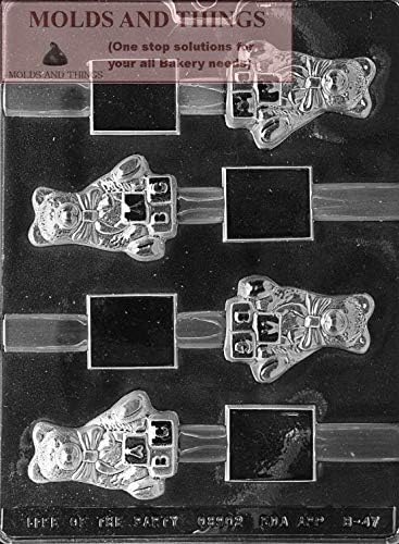 Oso de bebé con bloques pretzel chocolate caramelo molde bebé bloque pretzel caramelo molde con copywrited caramelo hacer instrucción