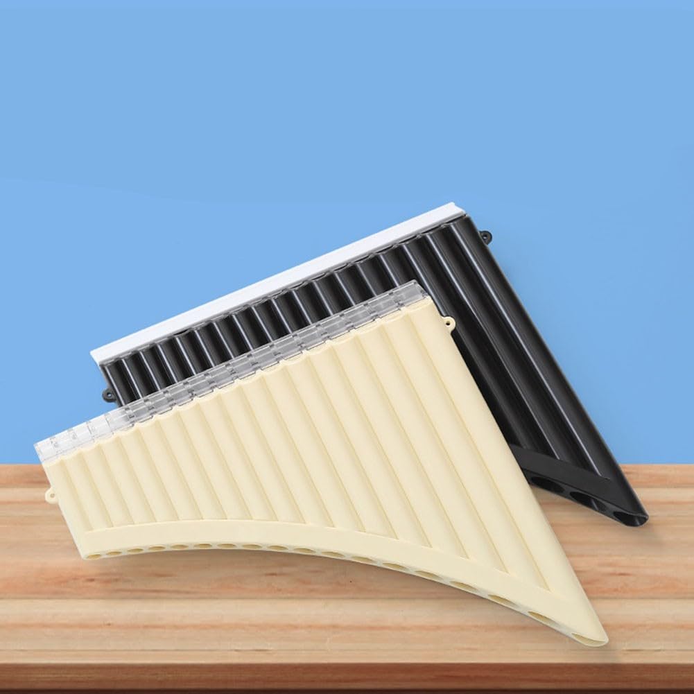 Esplora la musica con il flauto da 18 pipe in Do Key Pan realizzato in robusto materiale ABS (nero)