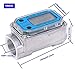 LELUKEE Digital Fuel Turbine Aluminum Flowmeter with LCD Display,1″ FNPT Inlet/Outlet (10-100 LPM)-Unit of Measurement Support L/GAL/PTS/QTS (1inch)