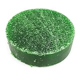 Jabón artesanal papaya con núcleo de esponja (120 gr) - Jabón de glicerina vegetal con esponja, ideal para viajes o para el gimnasio