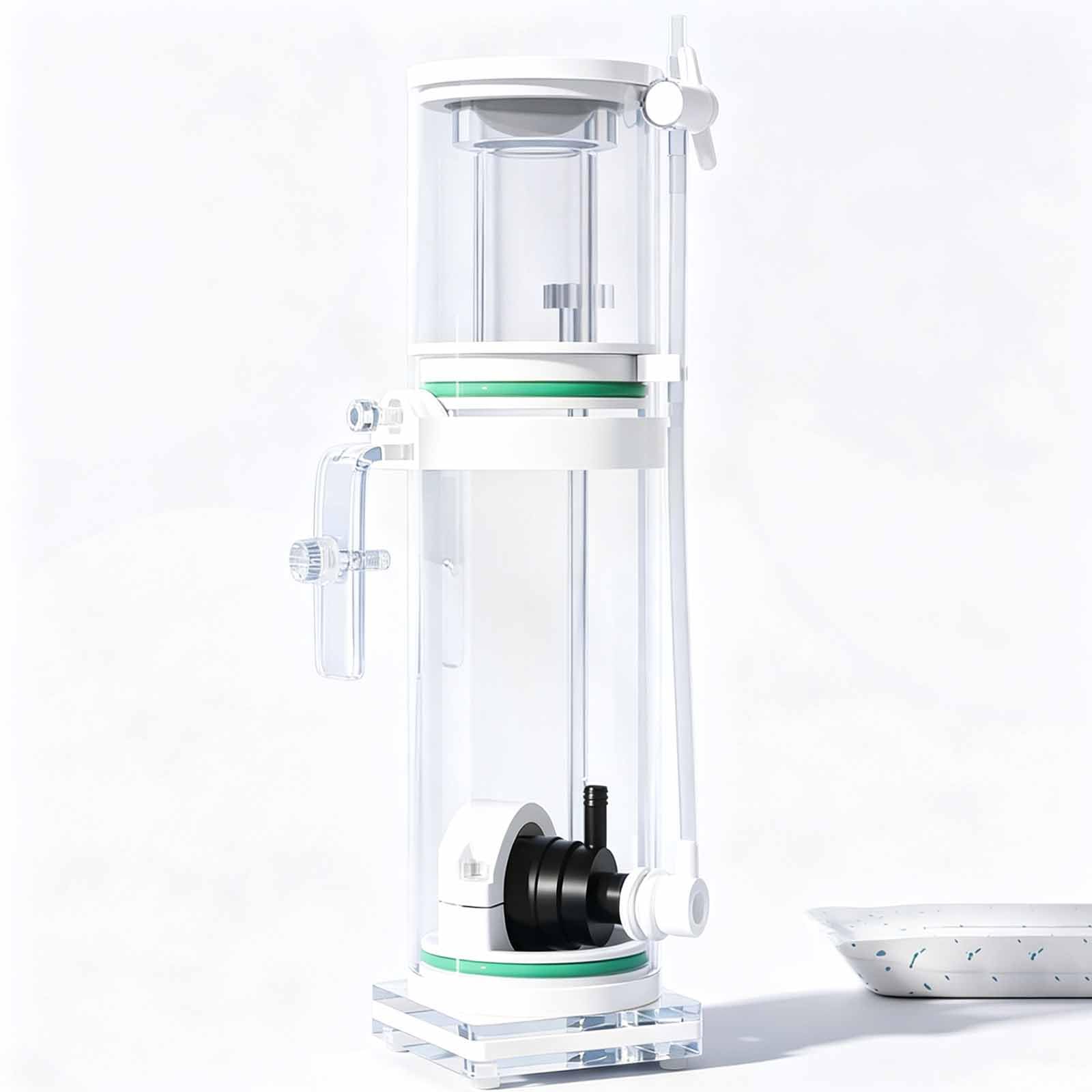 MRJYK Aquarium Surface Skimmer, Protein Skimmers For Saltwater Aquariums, Gear Adjustment, Knob Air Valve, Suitable Water Capacity 2l-20l/5l-40l/15l-90l Optional, For Film Oil And 2L