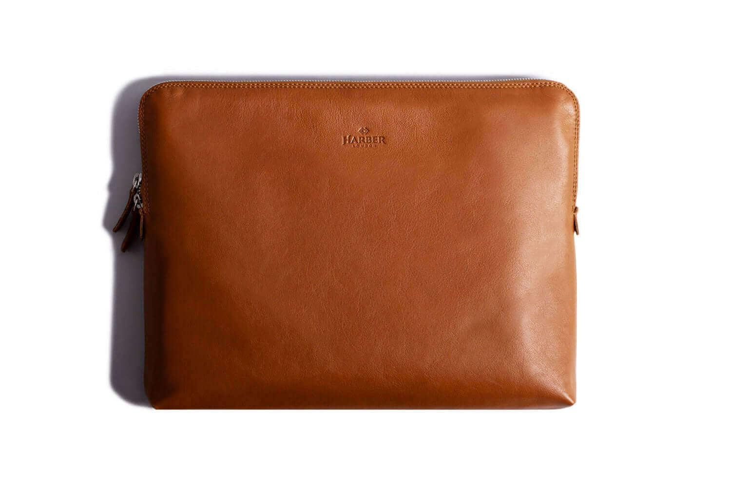 Harber London - Funda de piel para MacBook | Carry-All Compatible con Macbook Pro 14" (M1-2021 / M2-M3 2023 / M4-2024 / M5-2025 / M5 Pro & M5 Max-2026) - NEW | Color Azul Navy