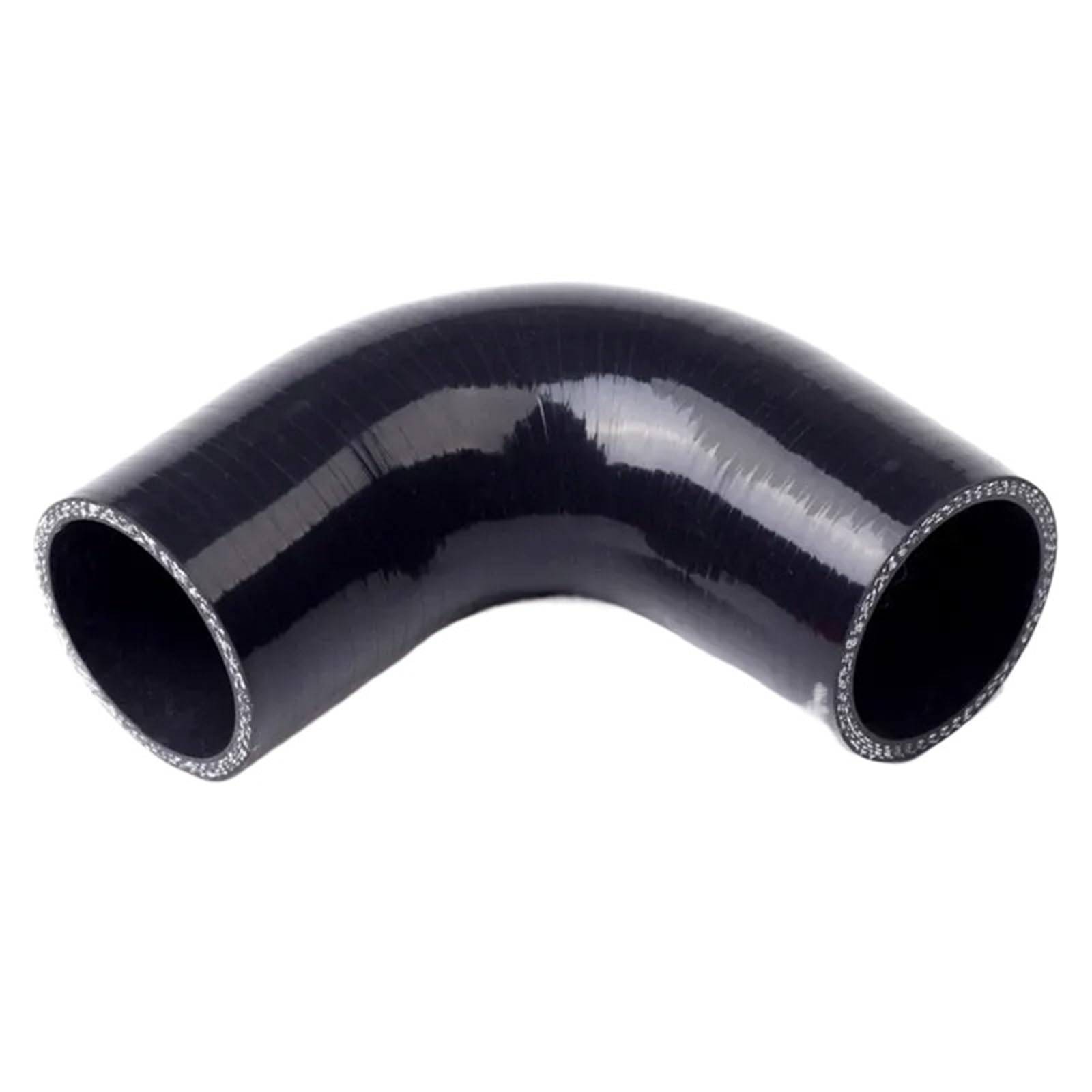 Przewody i węże ciśnieniowe Wąż silikonowy kolankowy 45 stopni 38 51 57 63-89mm gumowy złączka rura podłączenia zimnego powietrza turbosprężarki(102mm-Black)