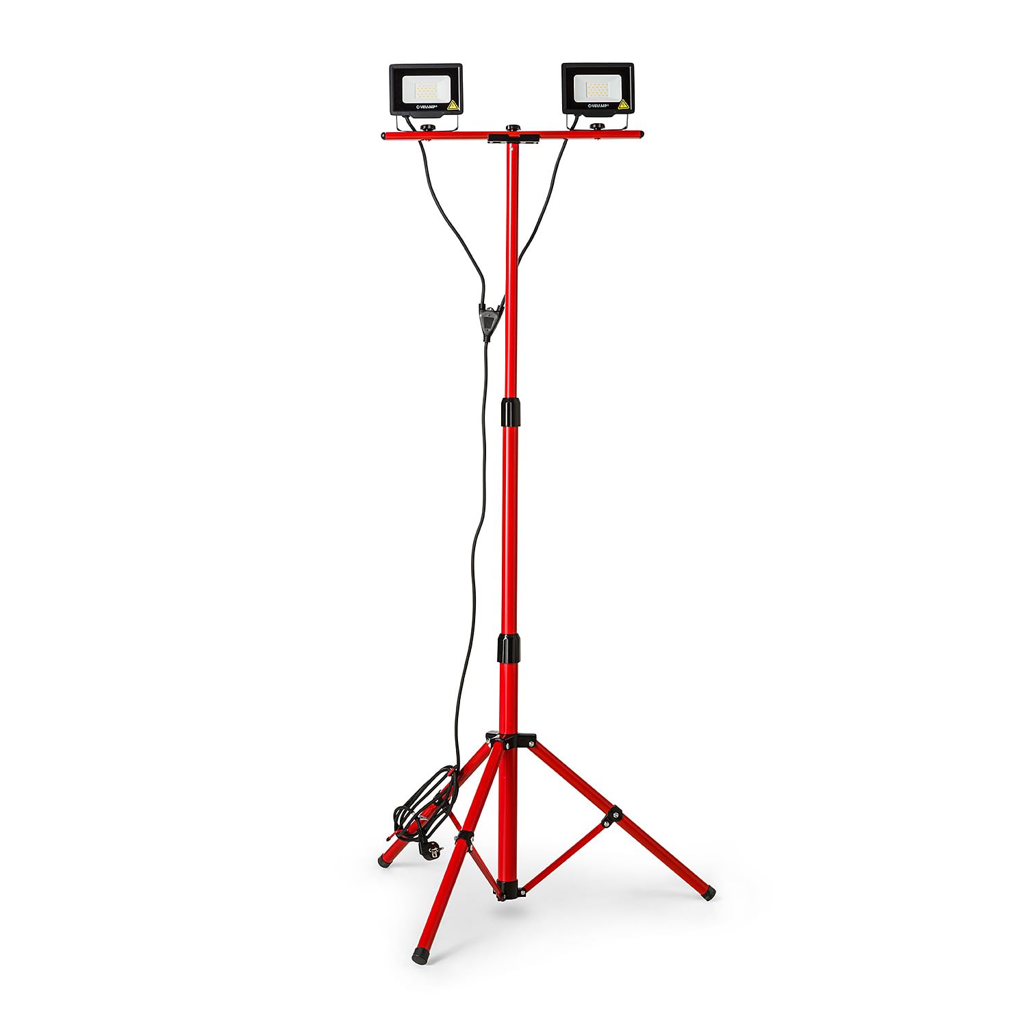 Velamp CABEZAL DOBLE: 2 luces de trabajo LED SMD de 20 W + trípode