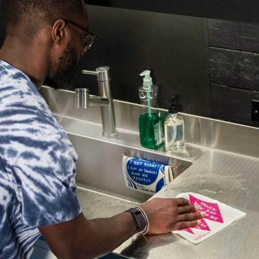 Miniatura 3 de Blue Q Divertido paño de cocina sueco When You Say No to Me I Say the F-Word in My Head. Reemplazo ecológico para esponjas toallas de papel, súper