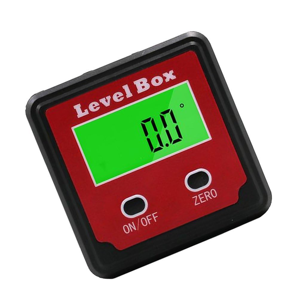 Real Instruments Digital Protractor, Magnetic Level Box Angle Measuring Gauge Inclinometer Compact Angle Finder Portable Angular Measurer Digital Meter (DC125) - Image 9 thumbnail
