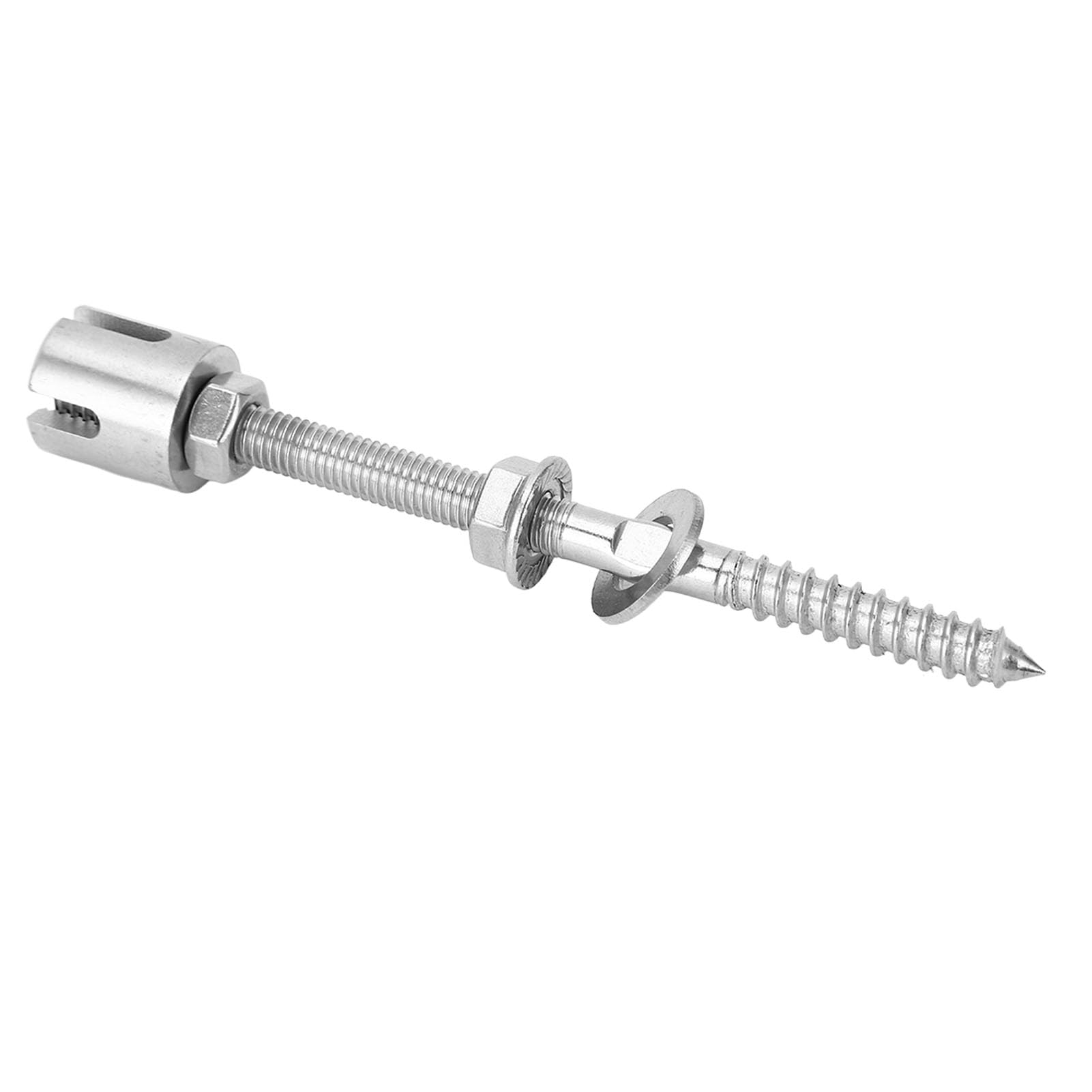 Cocoarm Morsetti per Cavi Incrociati Morsetti per Cavi Incrociati in Acciaio Inossidabile 316 10 Pezzi per Corde Inferiori a 3-4 Mm Design con Asta Filettata Resistente Alla Corrosione per Ringhiere