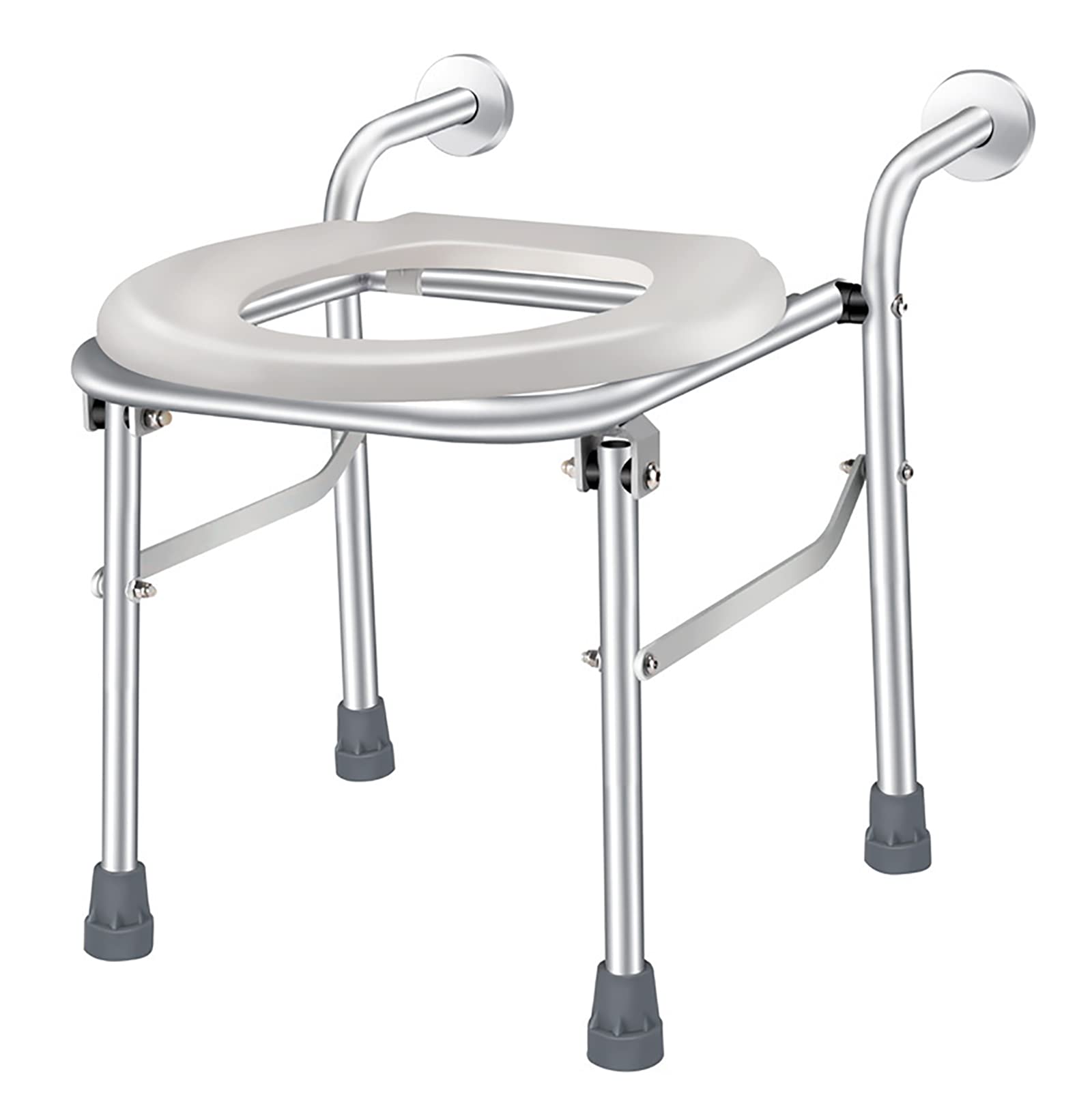 Buy Folding Commode Chair, Wall Fold Away Bath Chair, Portable Toilet