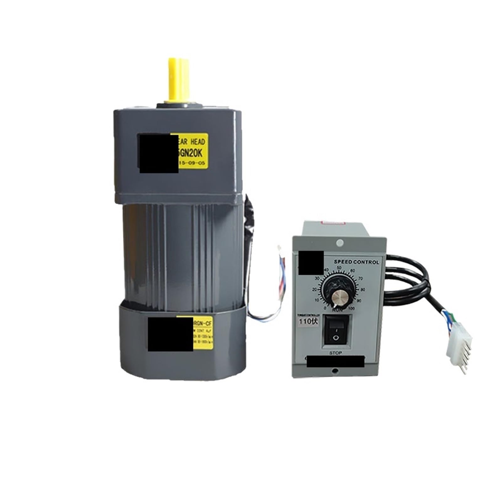 HYRBNSDLK Asynchronous Motor 60W 110V AC Gear with Speed Regulator 5IK60RGN-AF Adjustable High Torque Shaft Diameter 15mm(0-75RPM)