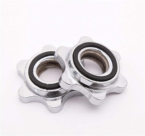 Mancuerna estándar con bloqueo giratorio para mancuernas hexagonales de 0.984 in para entrenamiento con pesas, ejercicio de fitness, 1 par