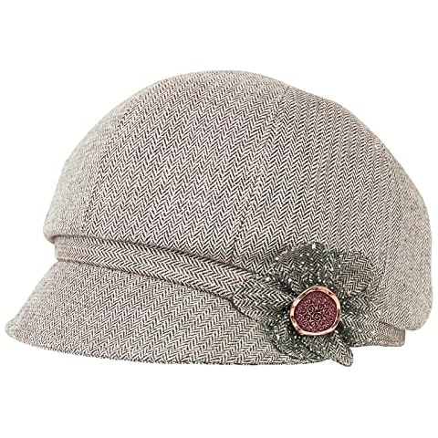 Juiterchy Women's Retro Newsboy Cap Cover