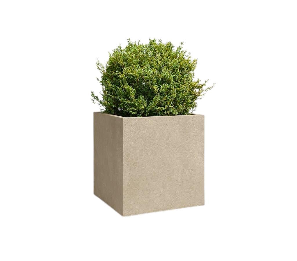Garden Center Shop | Artevasi Macetero Sydney 40 cm | Maceta Decorativa de Diseño Moderno | para Interior y Exterior | Ideal para Plantas Naturales, Terraza, Jardín y Hogar (Crema)